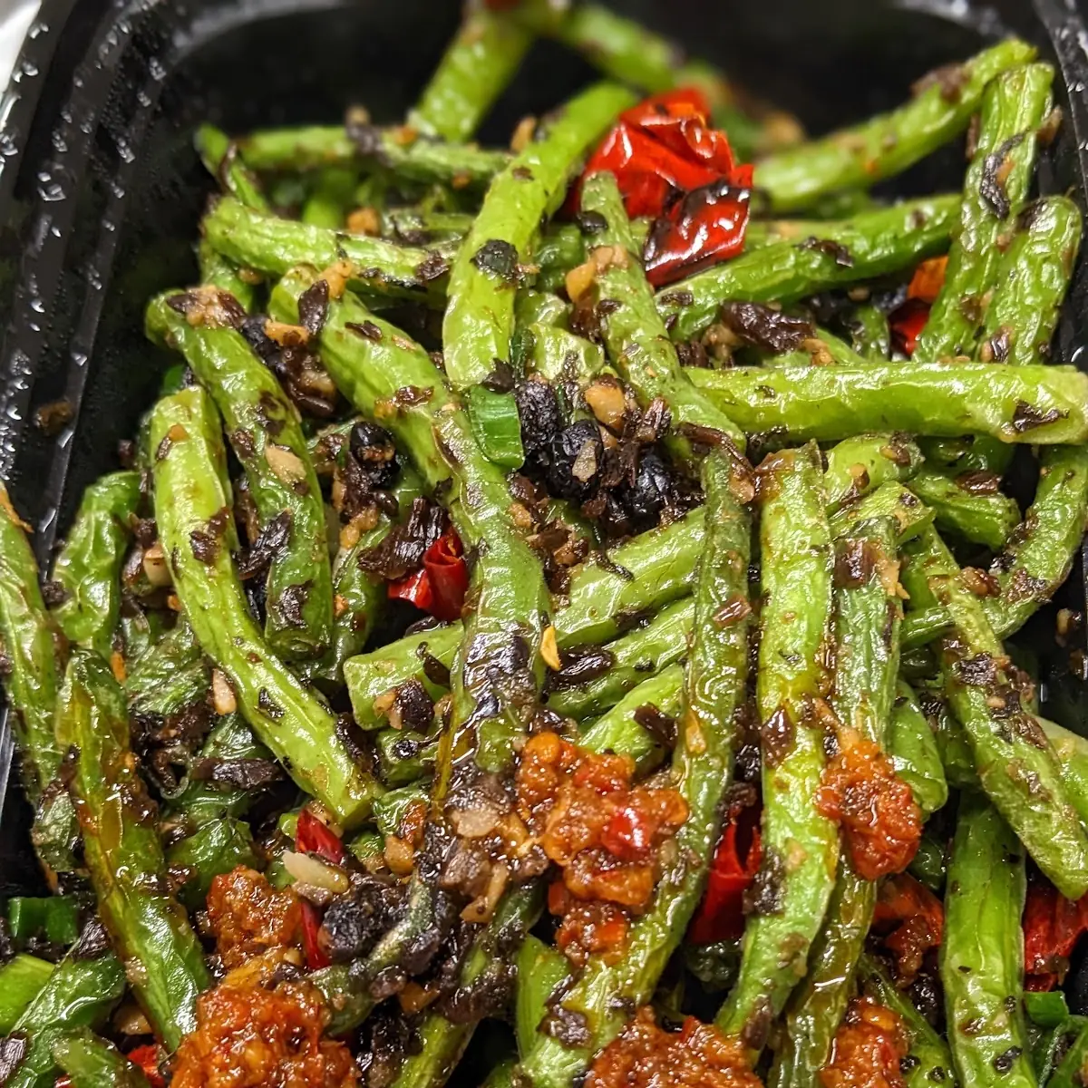 dried sauteed string beans 干煸四季豆